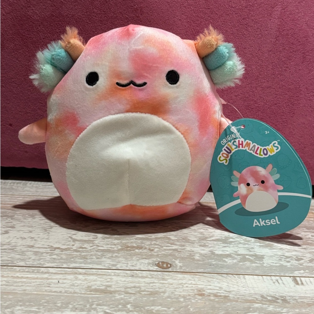Squishmallows 7.5/” Aksel the Axolotl Plush
